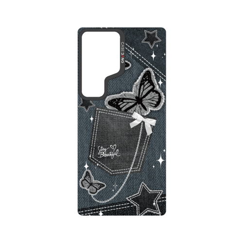 Denim Pocket Snap-On Phone Case