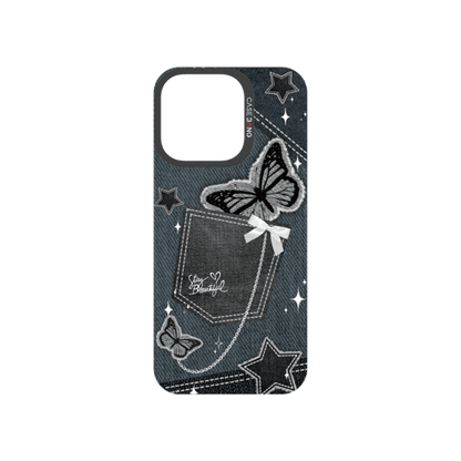 Denim Pocket Snap-On Phone Case