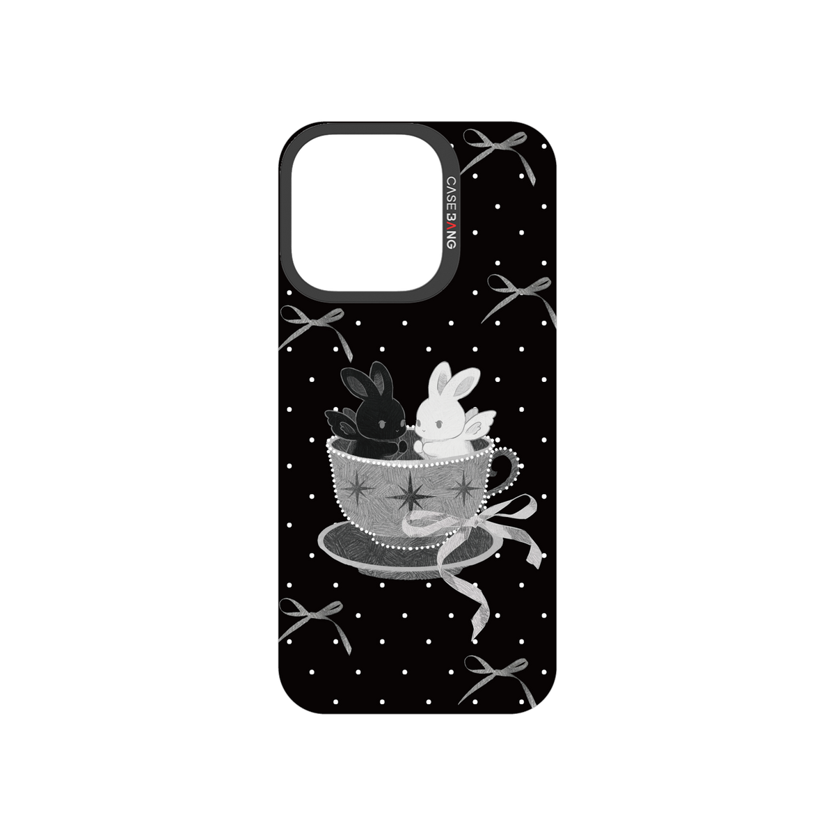 Teacup Twin Bunnies Snap-On Phone Case