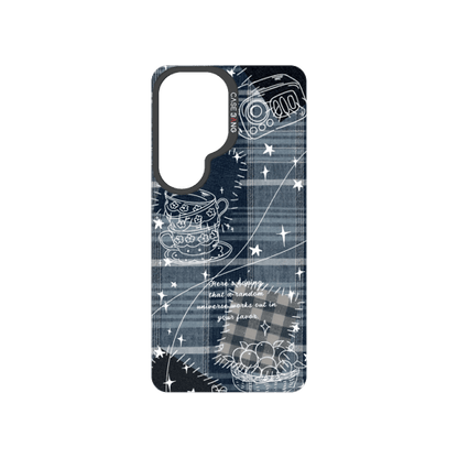 Denim Graffiti Snap-On Phone Case