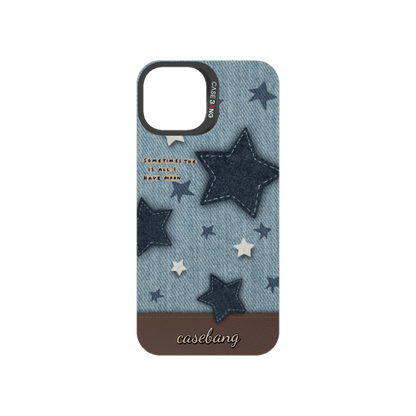 Starry Denim Snap-On Phone Case