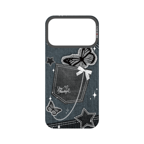 Denim Pocket Snap-On Phone Case