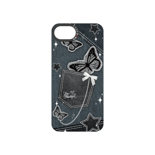 Denim Pocket Snap-On Phone Case