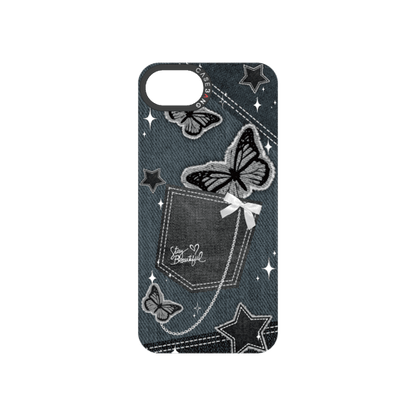 Denim Pocket Snap-On Phone Case