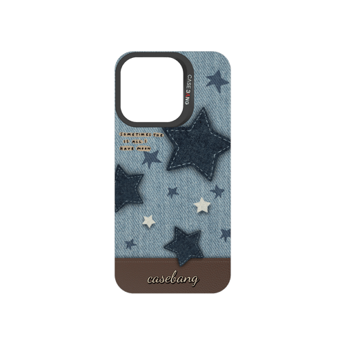 Starry Denim Snap-On Phone Case