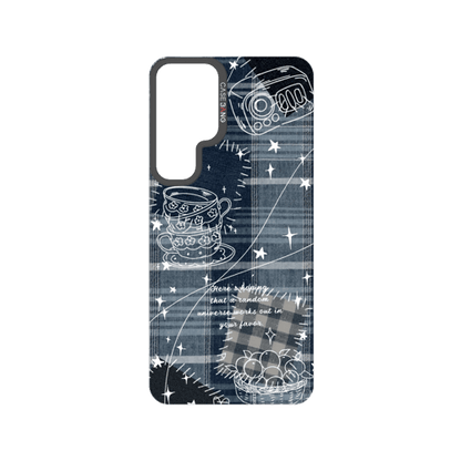 Denim Graffiti Snap-On Phone Case