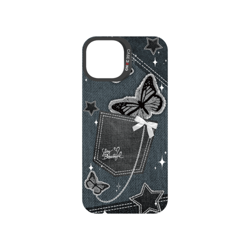 Denim Pocket Snap-On Phone Case