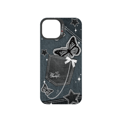 Denim Pocket Snap-On Phone Case