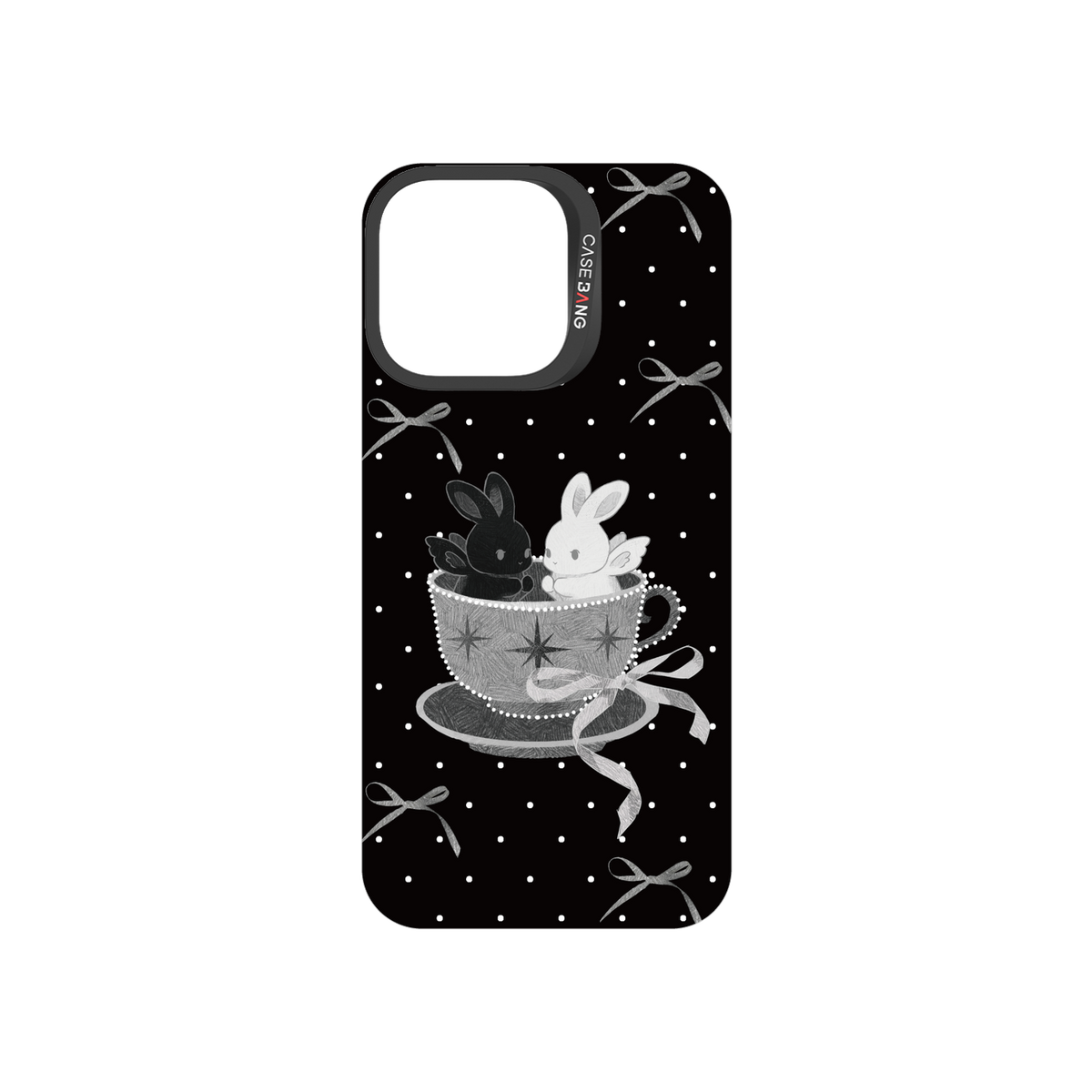 Teacup Twin Bunnies Snap-On Phone Case