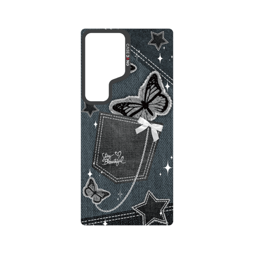 Denim Pocket Snap-On Phone Case