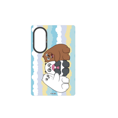 Stacked Three Bears Snap-On Phone Case
