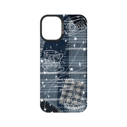 Denim Graffiti Snap-On Phone Case