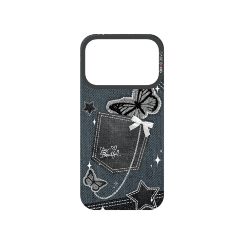 Denim Pocket Snap-On Phone Case