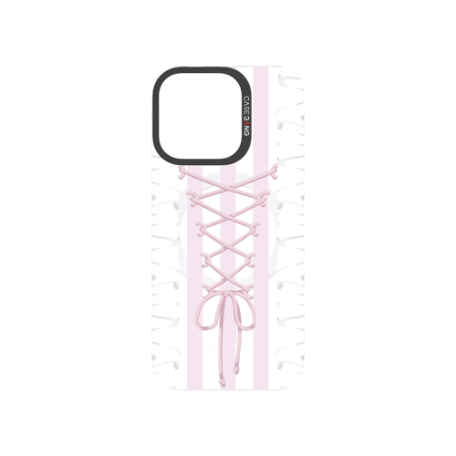 Ribbon Tie Pink Snap-On Phone Case