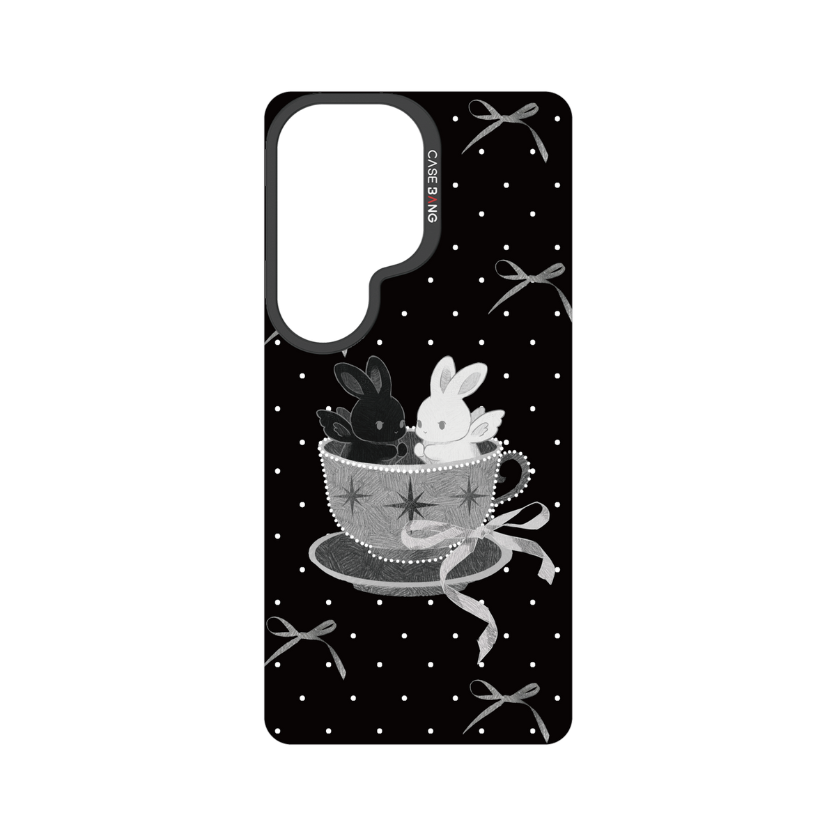 Teacup Twin Bunnies Snap-On Phone Case
