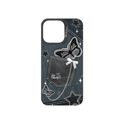 Denim Pocket Snap-On Phone Case