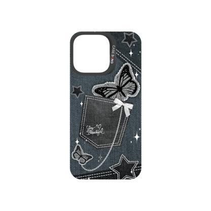 Denim Pocket Snap-On Phone Case