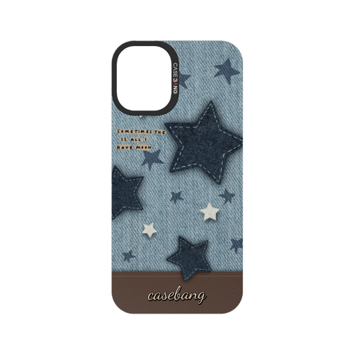 Starry Denim Snap-On Phone Case