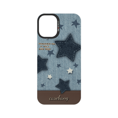Starry Denim Snap-On Phone Case