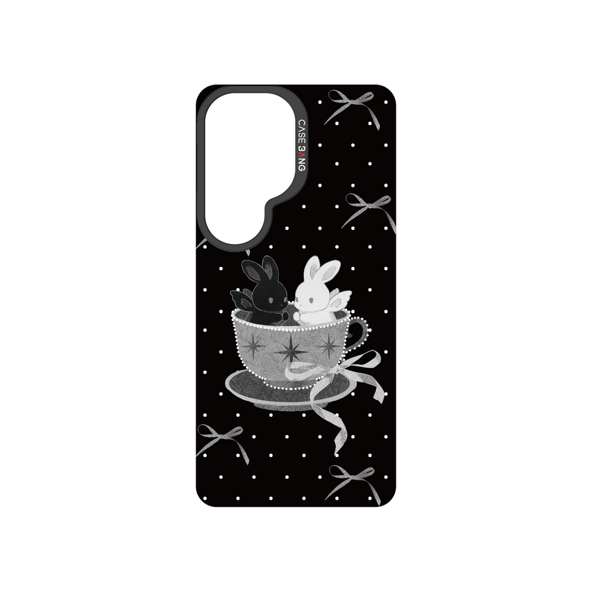 Teacup Twin Bunnies Snap-On Phone Case