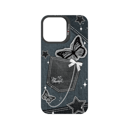 Denim Pocket Snap-On Phone Case