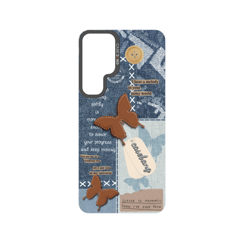 Denim Patchwork Snap-On Phone Case