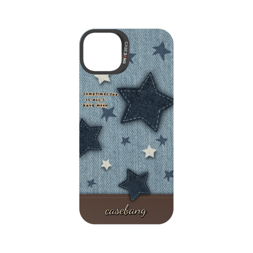 Starry Denim Snap-On Phone Case