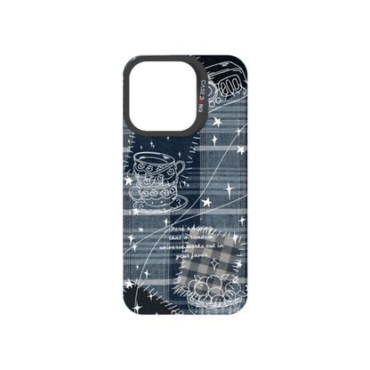 Denim Graffiti Snap-On Phone Case