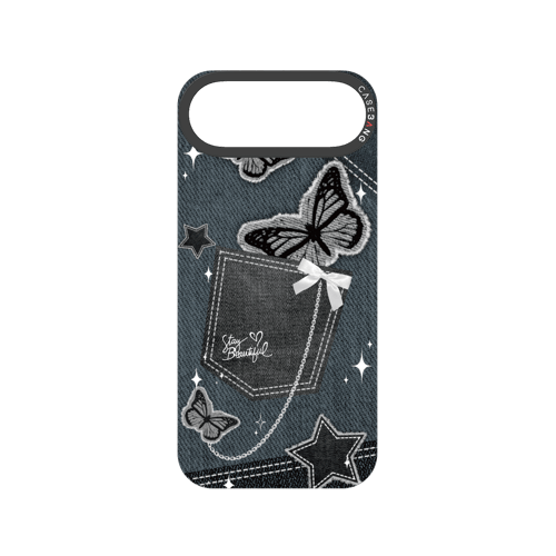 Denim Pocket Snap-On Phone Case