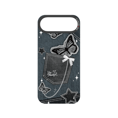 Denim Pocket Snap-On Phone Case
