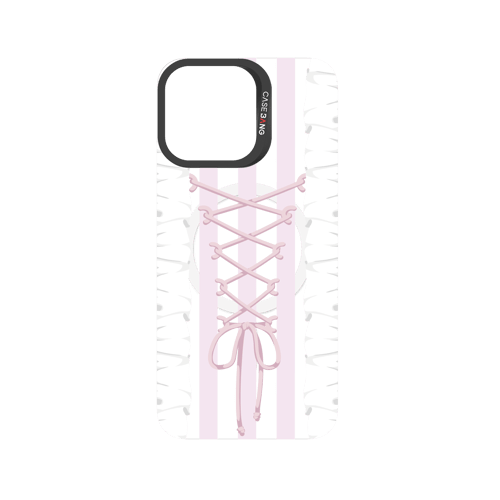 Ribbon Tie Pink Snap-On Phone Case