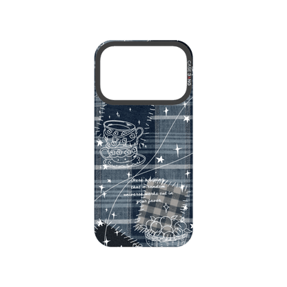 Denim Graffiti Snap-On Phone Case