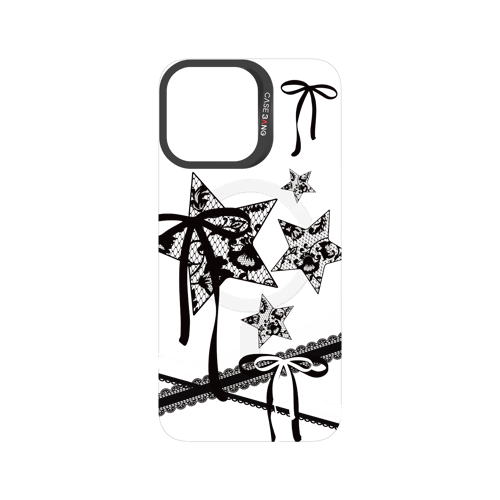 Star Bow Black Snap-On Phone Case
