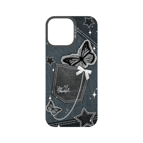 Denim Pocket Snap-On Phone Case