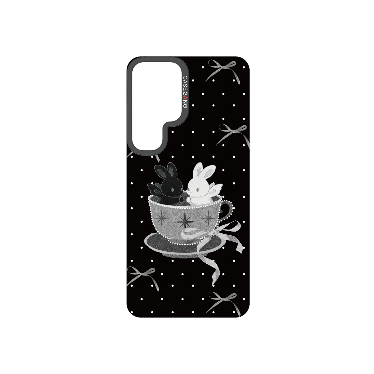 Teacup Twin Bunnies Snap-On Phone Case