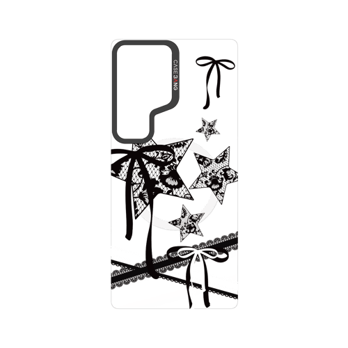 Star Bow Black Snap-On Phone Case