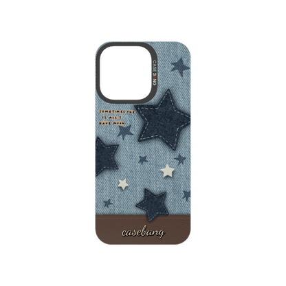 Starry Denim Snap-On Phone Case