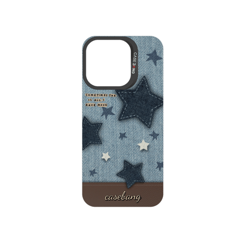 Starry Denim Snap-On Phone Case