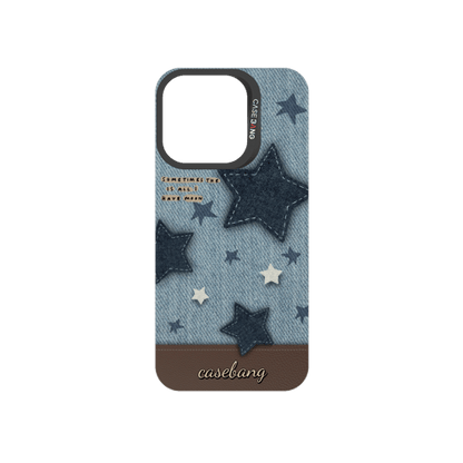 Starry Denim Snap-On Phone Case
