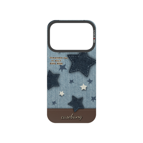 Starry Denim Snap-On Phone Case