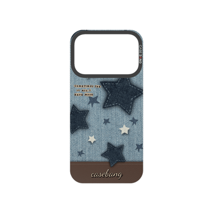 Starry Denim Snap-On Phone Case