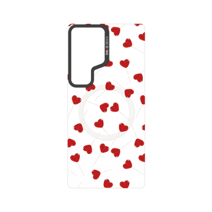 Red Heart Snap-On Phone Case