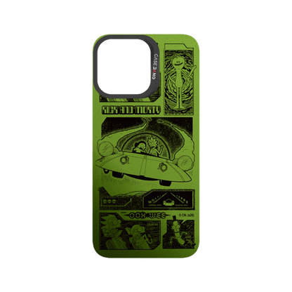 Green Print Snap-On Phone Case