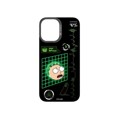 Grid Scan Morty Snap-On Phone Case