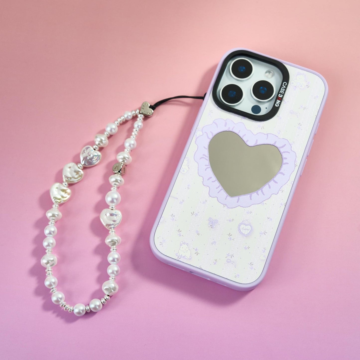 Ballet Trinket Set - CaseBangImagisnap SetCaseBangPurple Base Case+Sweet Dreams Paradise Wrist Strap+Magical Reflection CoveriPhone 16 Pro