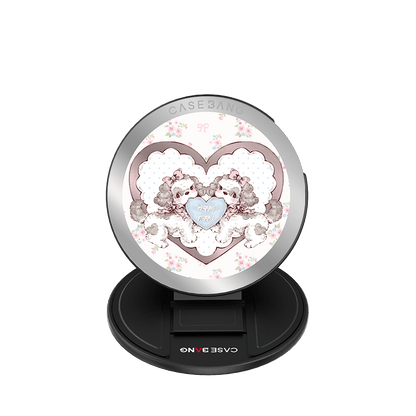 Beloved Puppy MagSafe Grip Stand - CaseBangMagsafe Grip StandCaseBangBase Stand + Back Cover