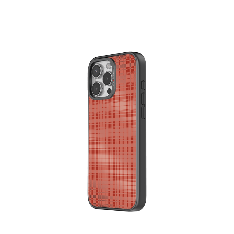 BERRY RED PLAID Imagisnap - CaseBangImagisnapCaseBangiPhone 13Back Cover+Base Case
