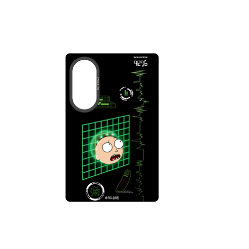 Grid Scan Morty Snap-On Phone Case