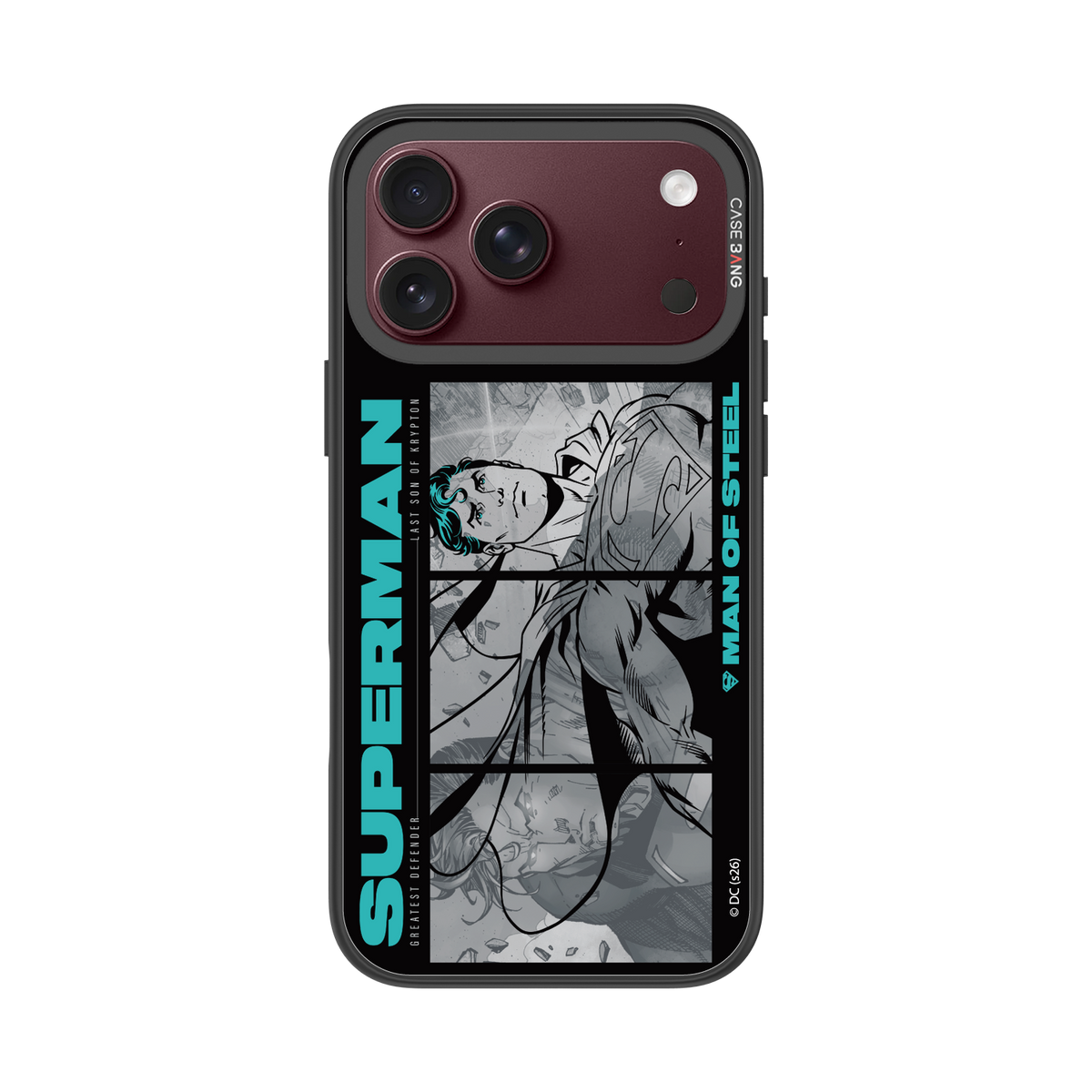 Black Comic Snap-On Phone Case