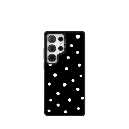 Black Polka Dots Imagisnap - CaseBangImagisnapCaseBangSamsung S25 UltraBack Cover+Base Case